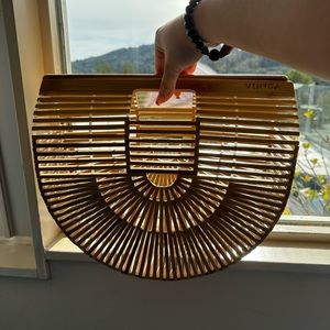 Vintga Japanese picnic Bamboo Bag